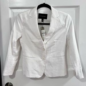 Banana Republic Petite Linen Blazer